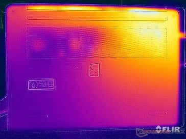 Températures de surface (en bas)