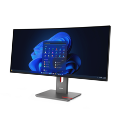 Le P34WD-40 est un moniteur à écran large doté d'une fréquence de rafraîchissement variable. (Source de l'image (pour tous) : Lenovo)