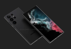 Le Galaxy S23 Ultra semble être une mise à jour itérative par rapport au Galaxy S22 Ultra. (Image source : @OnLeaks & Smartprix)