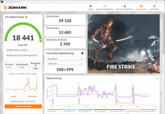 Fire Strike (Mode réunion, utilisation de la batterie)