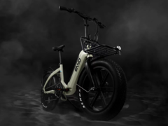 Le Blaupunkt Enno Fat Folding E-bike a des pneus larges de 20 pouces. (Image source : Blaupunkt)