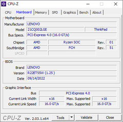 Carte mère CPU-Z