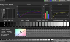 CalMAN Niveaux de gris