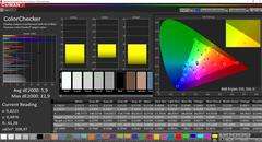 Lenovo ThinkPad L590 - CalMAN : ColorChecker.