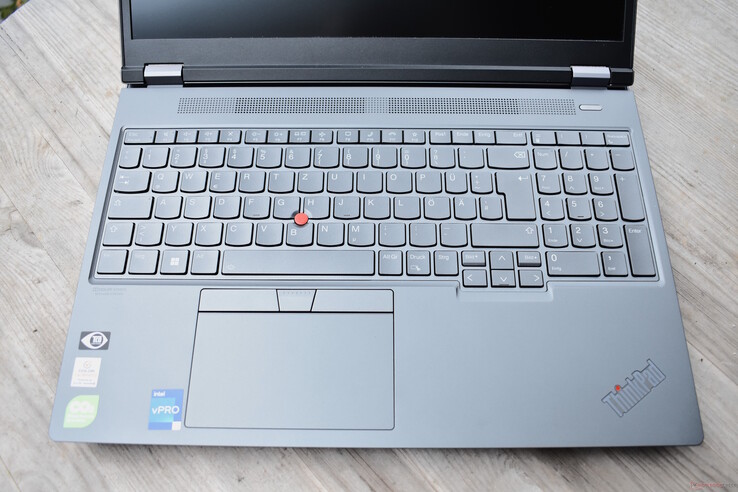 Zone du clavier du Lenovo ThinkPad P16 G1