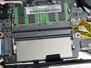 Le MSI PS63 Modern 8RC possède deux emplacements SO-DIMM, dont l'un est occupé sur notre modèle.