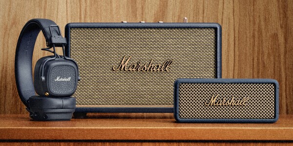 La collection Marshall Midnight Blue est disponible en Europe, au Royaume-Uni et aux États-Unis. (Source : Marshall)