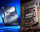 Intel et AMD proposent de nouvelles versions de processeurs pour 2024 et 2025. (Source de l'image : Intel/AMD - édité)