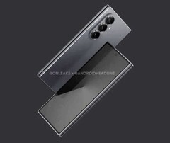 Le Samsung Galaxy Z Fold7 aurait un corps beaucoup plus fin. (Source de l'image : @OnLeaks / Android Headlines)