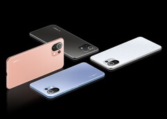 Le Xiaomi 11 Lite 5G NE sera disponible en quatre couleurs. (Image source : Xiaomi)