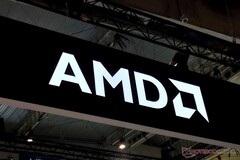Logo AMD. L'entreprise a récemment atteint pour la première fois une capitalisation boursière de 1 000 milliards de dollars.
