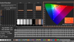 CalMAN : ColorChecker (calibré)