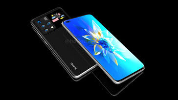 Concept de smartphone Huawei à double écran (image via @HolIndi sur Twitter)