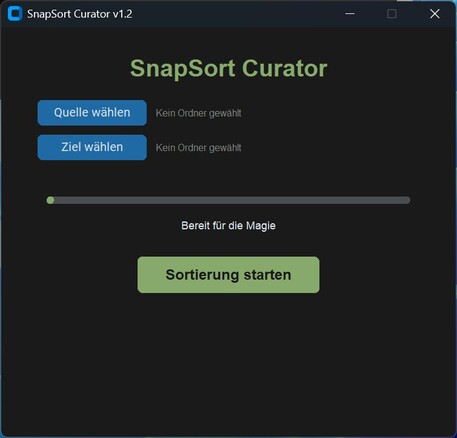 Snapsort classe les grandes collections de photos dans des dossiers en fonction de leur date de création