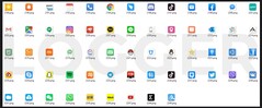 Icônes d'application. (Source de l'image : MagicalUnicorn)