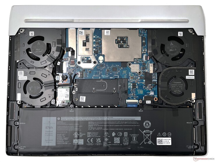 Intérieur de l'Alienware x15 R2