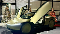 Le Cybercab est exposé à Noël (Source de l'image : Franz von Holzhausen/X)