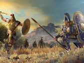 Une image représentant un duel entre deux héros dans *A Total War Saga: Troy*.