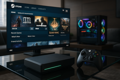 Selon une fuite, la nouvelle Xbox de Microsoft pourrait prendre en charge les boutiques PC telles que Steam et GOG (Image source : OpenAI)