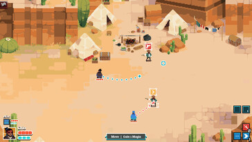 Sur la photo : une capture d'écran du jeu Arco.