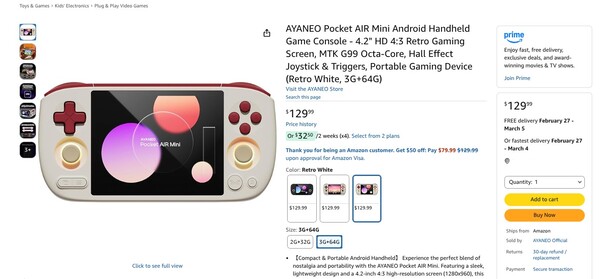 La version avec 3 Go de mémoire vive est disponible en trois couleurs, mais les délais de livraison sont de quelques semaines.