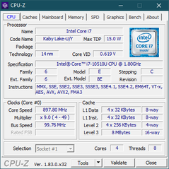 HP ProBook 430 G7 - CPU-Z.