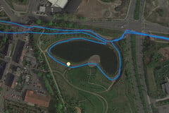 GPS Huawei Y7 2019 : autour d'un lac.