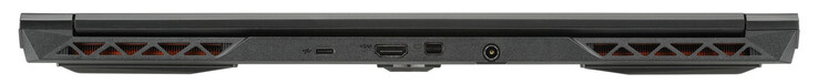 Arrière : USB 3.2 Gen 2 (USB-C), HDMI, Mini DisplayPort 1.4, port d'alimentation