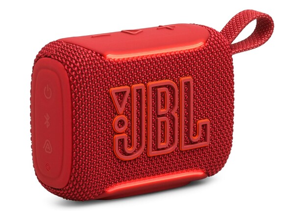 Le JBL Go 5 a été lancé à l'origine en rouge, aux côtés de neuf autres couleurs.