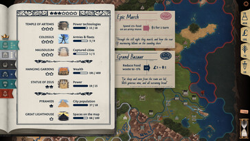 Photo : une capture d'écran du jeu « Ozymandias : Bronze Age Empire Sim ».
