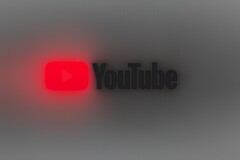 Logo YouTube flou