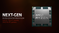 AMD Zen 4 sera une pièce en 5 nm. (Source : AMD)