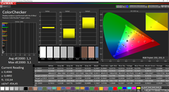 CalMAN ColorChecker calibré