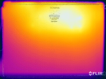 Test de résistance à la température de surface (en bas)