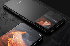 Le Xiaomi 12 Ultra, tel qu&#039;imaginé par LetsGoDigital &amp;amp; Tehnizo Concept. (Image source : LetsGoDigital)
