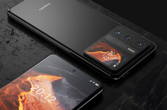 Le Xiaomi 12 Ultra, tel qu'imaginé par LetsGoDigital & Tehnizo Concept. (Image source : LetsGoDigital)