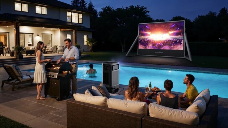 Le soundcore Nebula X1 Pro Mobile Theater (Image source : Anker)