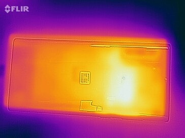 Galaxy Note 10 - Relevé thermique à l'arrière de l'appareil en cas de sollicitations.