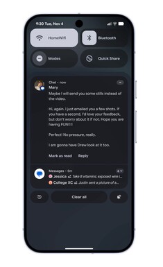 Les notifications push plus longues peuvent désormais être résumées par l'IA