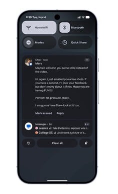 Les notifications push plus longues peuvent désormais être résumées par l'IA