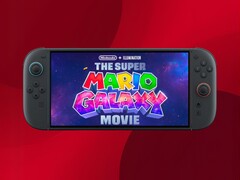 Le film Super Mario Galaxy sur la console Switch 2 (Source de l'image : Illumination, Nintendo of America avec modifications)