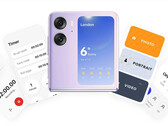 Le Galaxy Z Flip5 pourrait suivre la voie du Oppo Find N2 Flip, illustré. (Image source : Oppo)