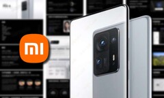 Le Xiaomi Mi Mix 4 aura une caméra sous l'écran à l'avant et une configuration à trois caméras à l'arrière. (Image source : Xiaomi/@TechnoAnkit1 - édité)