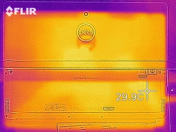 Carte thermique - Dos (au ralenti)