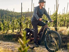 Le vélo électrique Giant Stormguard E+ est équipé d'un écran RideDash Evo. (Image source : Giant Bicycles)