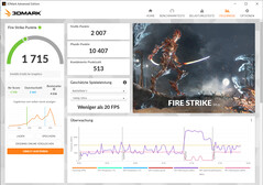 Fire Strike (fonctionnement sur batterie)