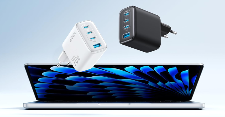 Le chargeur Zolo d'Anker (70W, 4 ports). (Source de l'image : Anker)