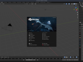 Vue de démarrage de Blender 5 beta. (Source de l'image : Blender)