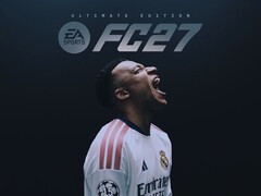 Illustration promotionnelle officielle d'EA Sports FC 27.
