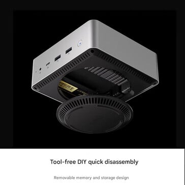 Conception évolutive du mini PC (Image source : Orico - machine translated)